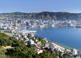 Wellington et son port depuis Mt Victoria