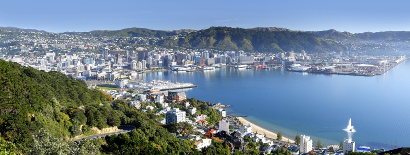 Wellington et son port depuis Mt Victoria