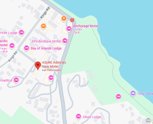 ASURE Admirals View Motel-map